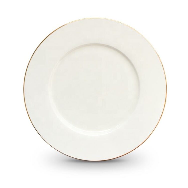 Porceliano polėkštė "Elegancija", balta
