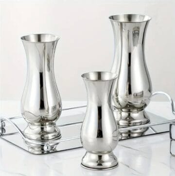 Nerūdijančio plieno vazos