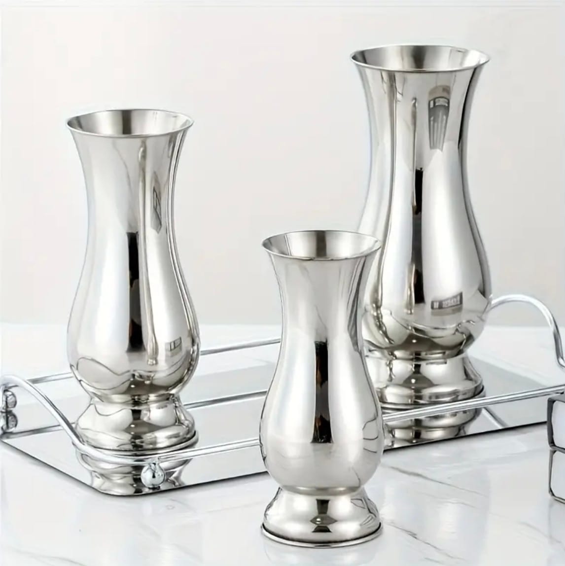 Nerūdijančio plieno vazos