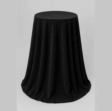 Juodos spalvos staltiesės, matinis veliūras