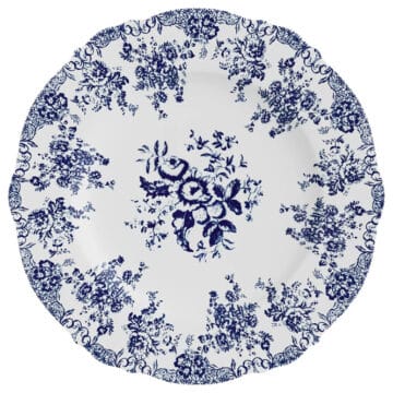 Keraminė polėkštė "Mėlyni raštai"