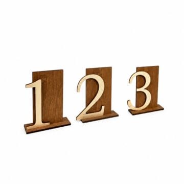 Stalų numeriai  1-9